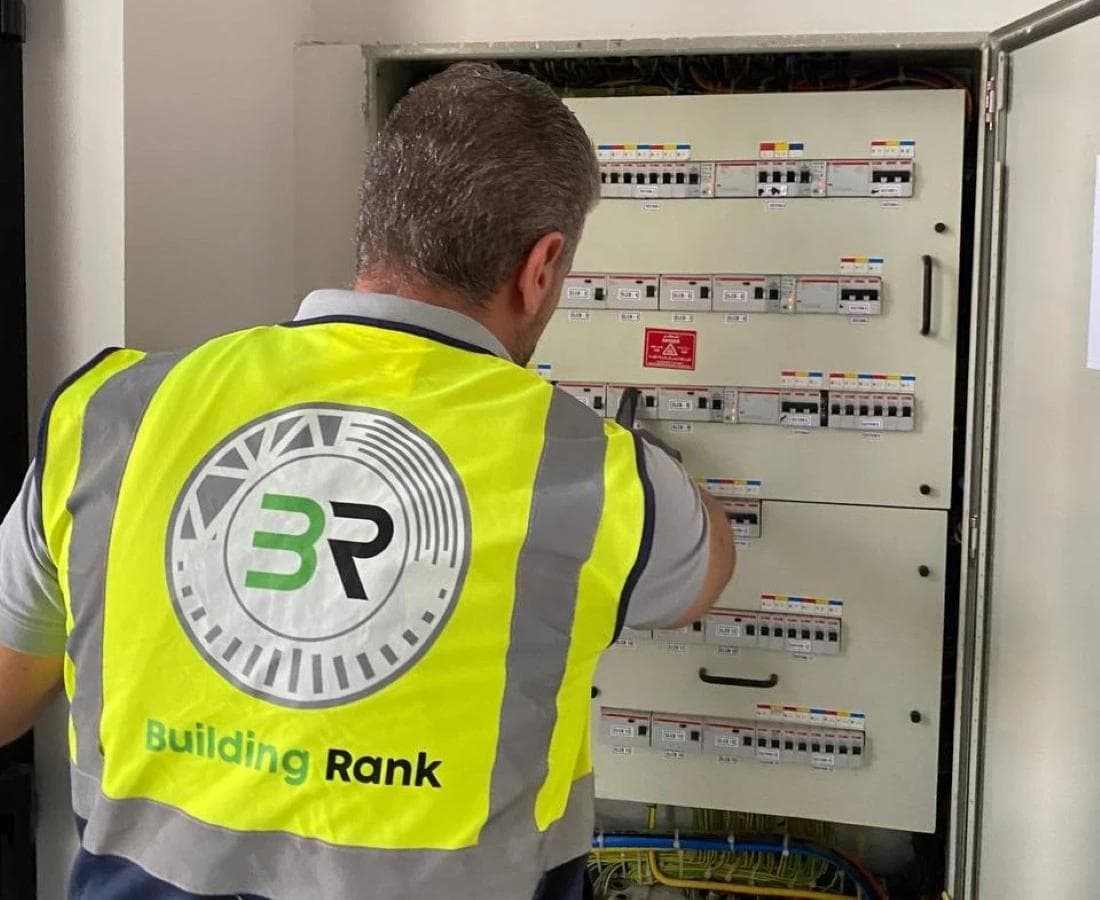 Electrical inspection from Building Rank company